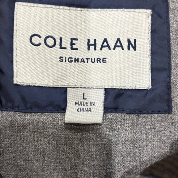 Cole Haan Signature Mixed Media Quilted Jacket size large - Picture 6 of 10